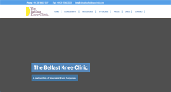 Desktop Screenshot of belfastkneeclinic.com